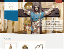 Tablet Screenshot of monasteriodeluz.com